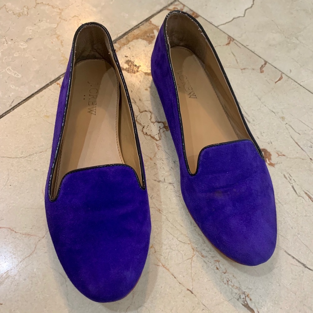 Suede J. Crew Loafers